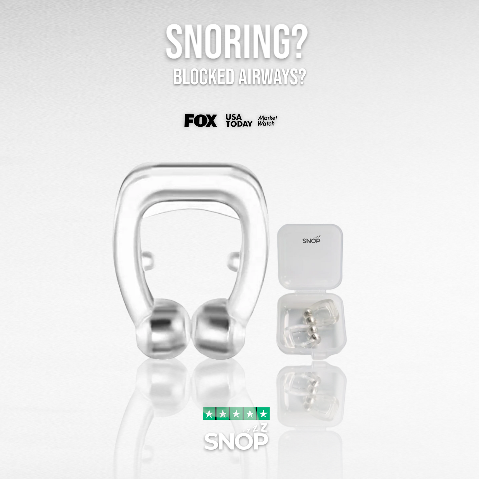 SNOP™ Nasal Clips